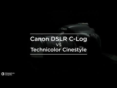 Canon DSLR C-Log vs Technicolor Cinestyle test by Chung Dha