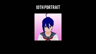 The Evolution Of Mei Mio - Yandere Simulator Before And After Portrait