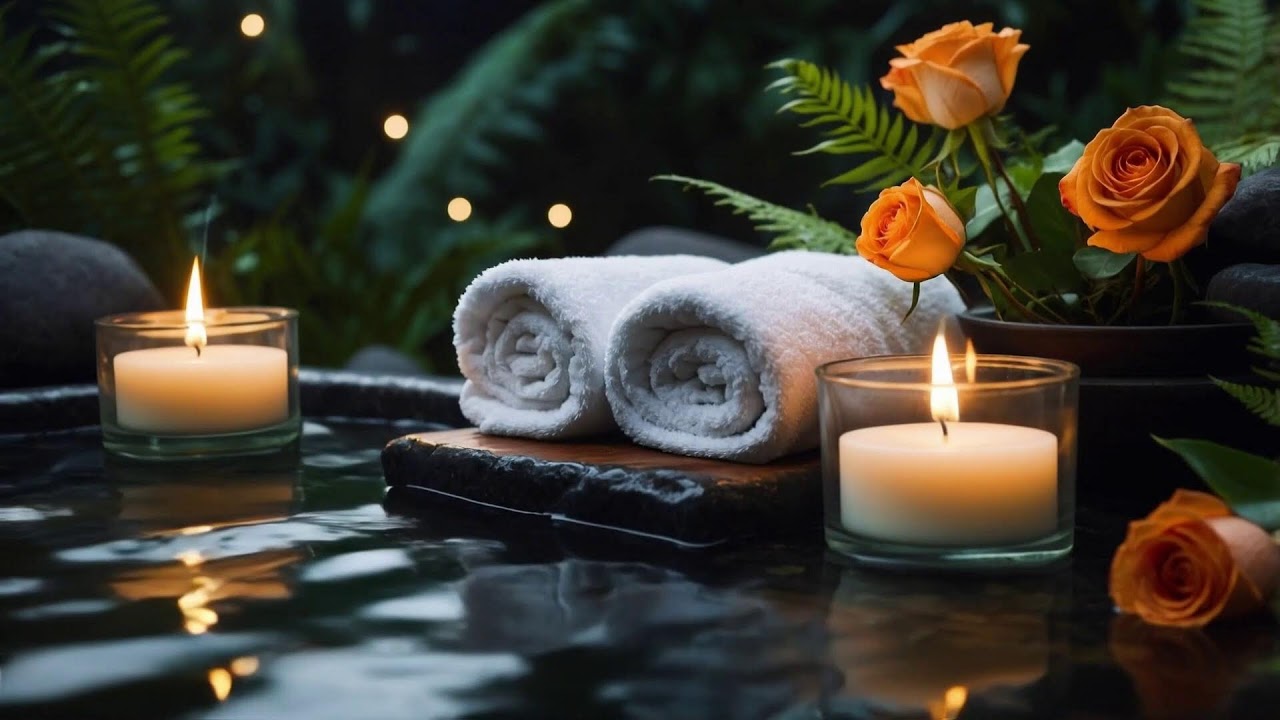 Relaxing Spa Music 🌺 Calm Your Mind Instantly, Release Stress, Insomnia Healing Piano Music 22