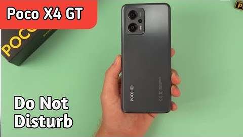 How To Enable Do Not Disturb Setting In Poco X4 GT,Dnd Setting Kaise Enable K