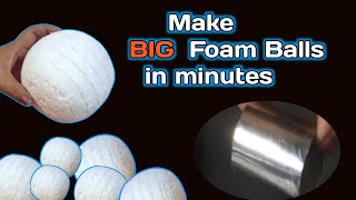 Foam Ball / How to Make Foam Balls at Home / Thermocol Balls / Making Storyfoam Ball at Home
