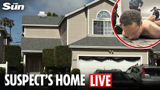 LIVE: Outside Trump's suspect's home after White House dinner shooting #trump