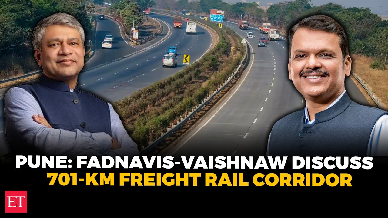 Jabil Rails Fadnavis shares 701-km Freight Rail Corridor vision as Vaishnaw ...