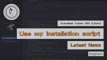 Use my installation script - Autodesk Fusion 360 - Linux - [EN]