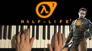 Come giocare - Half-Life 2 - Triage At Dawn (LEZIONE TUTORIAL DI PIANOFORTE) screenshot 4