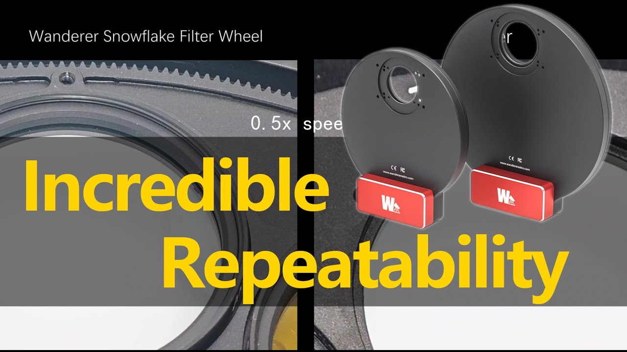 Unbelievable Accuracy! Wanderer Snowflake Filter Wheel vs Conventional Filter Wheels