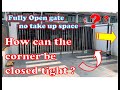 Slide Folding Gate | Fully Open | The Corner Be Closed Tight | AutoGate