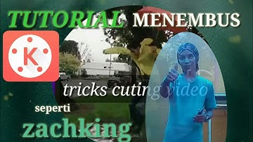 Cara edit video menembus TEMBOK, Jendela dan pintu seperti Zachking. Tutorial through the wall