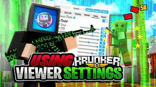 Trying VIEWER SETTINGS in KRUNKER (Part 1)