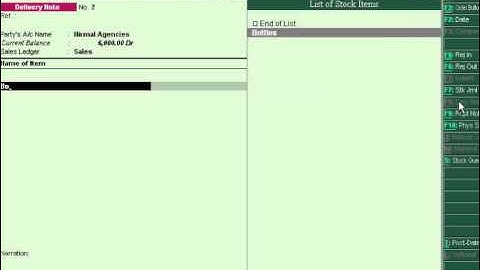 Purchase and sales order processing in tally.erp9