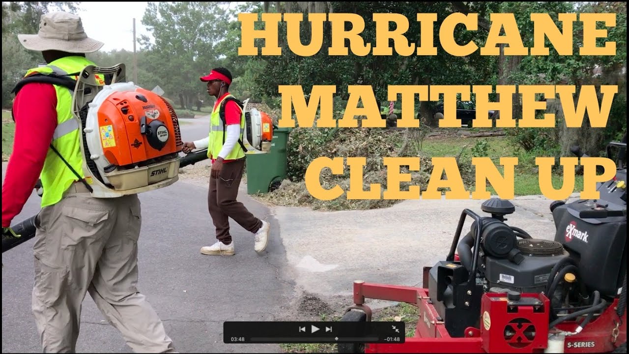 Savannah Hurricame Matthew clean up 1 by Blades Of Grass Lawn