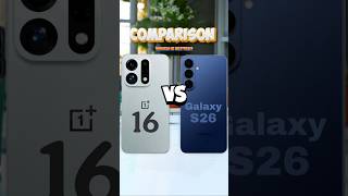oneplus 16 vs samsung galaxy s26 #smartphone #tech