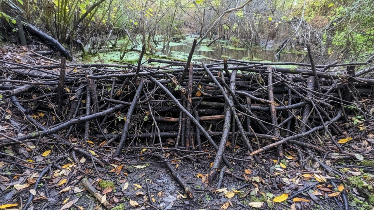 Beaver Dam Removal  Restoring a Blocked Forest Drainage Channel