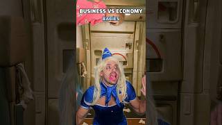 BUINESS VS ECONOMY / BABIES (it's exaggerated and probably untrue, haha) #flightattendant