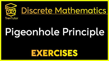 [Discrete Mathematics] Pigeonhole Principle Examples