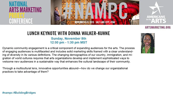 Lunch Keynote with Donna Walker-Kuhne