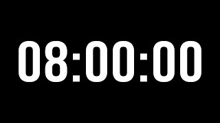 Full Day Focus The Transformative 8 Hour Countdown ⏳ #timer #countdown #8hourstudy