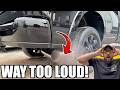 FULL POLISHED Cummins Exhaust is WAY Too Loud!!!