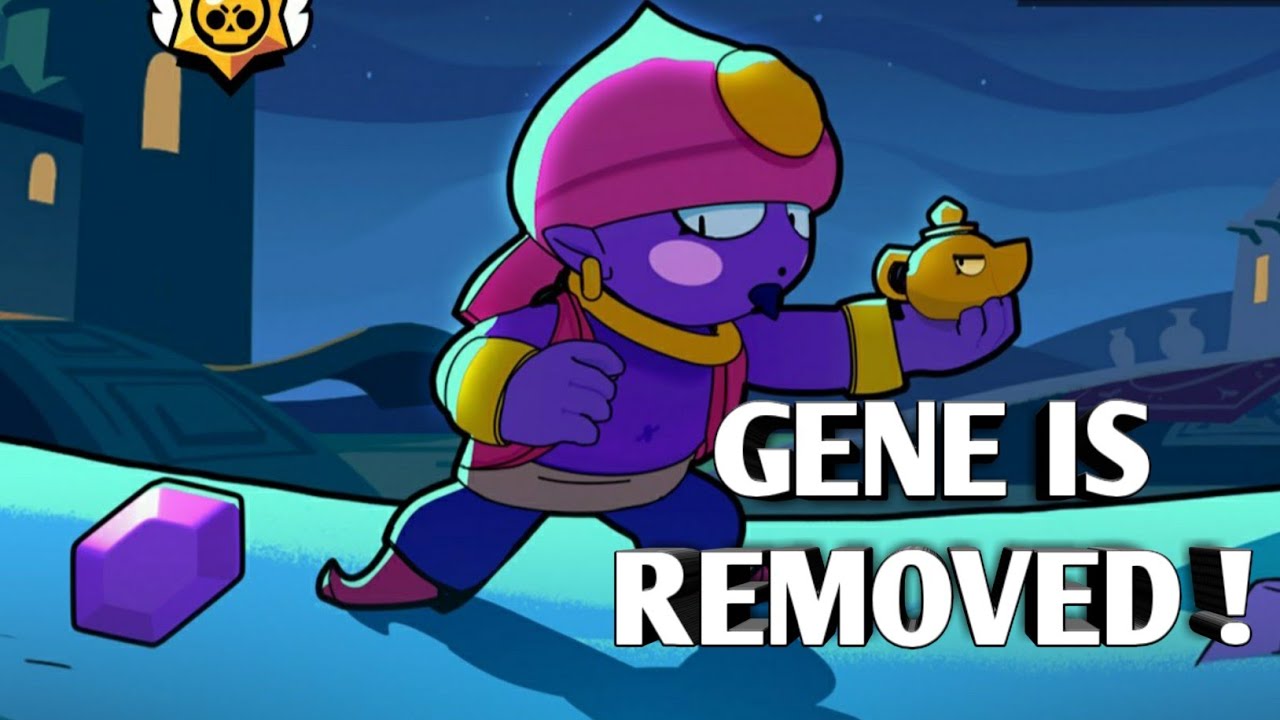 😰😰 Gene Brawler Is Removed From Brawl Stars Youtube 