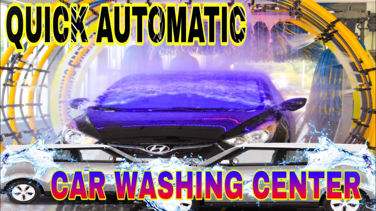 Automatic car washing Quick touchless car wash center in Gulbarga kalburgi YouTube