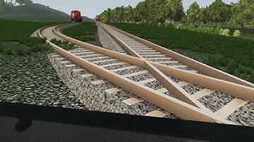 Trains Vs Weird Overlapping Rail Tracks - Cars Destruction - BeamNG Drive