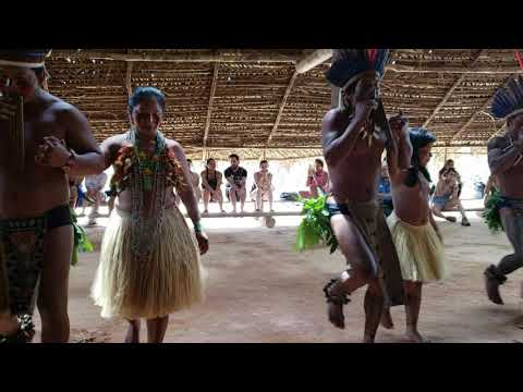 Dança de índios 2 em Manaus Amazonas Brasil