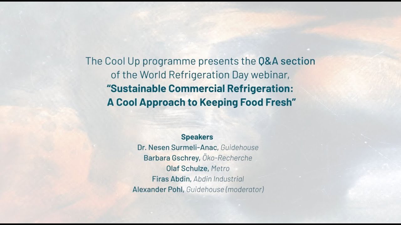 Sustainable Commercial Refrigeration: A Cool Approach to Keeping Food Fresh (Part 2) - Q&A session