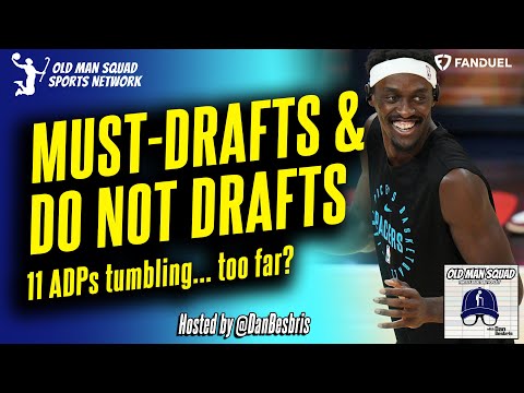 Must-Drafts & Do Not Drafts | 11 ADP Fallers Leads to Sweet New Studs and Fliers!