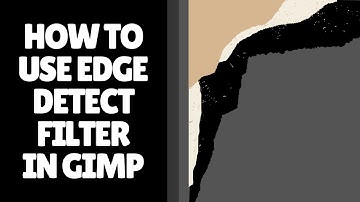 Hoe u het randdetectiefilter in GIMP gebruikt