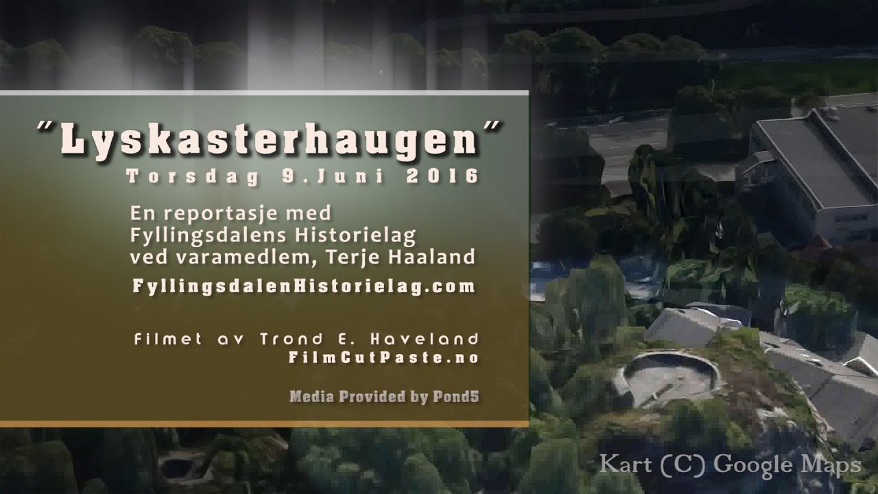 "Lyskasterhaugen", et krigsminne i Fyllingsdalen.