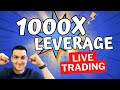 1000X LEVERAGE LIVE TRADING - FRIDAY FUNDAY I 100X Club