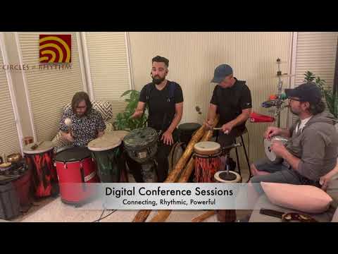 Connection - Digital Conference Sample - Connecting rhythmically, together. Zoom Team Building