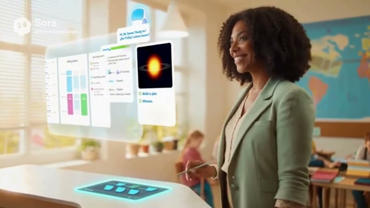 Generate a video with Veo 3 ("Smart Learning with AI: Education Redefined")