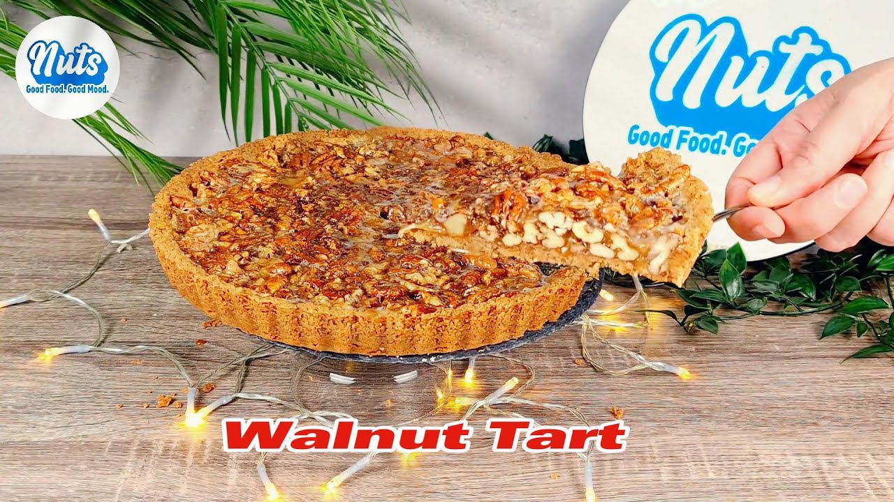 Walnut and Caramel Tart -  تارت عين الجمل
