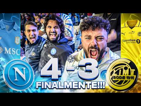 😮‍💨 FINALLY!!! NAPOLI 4-3 BODO/GLIMT | LIVE REACTION FROM NAPOLETANI AT THE MARADONA HD
