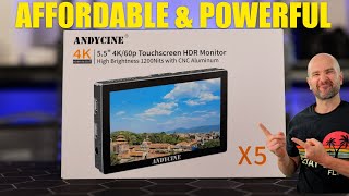 Andycine X5 Field Monitor: HDR Monitor with All of the Filmmaker Tools!