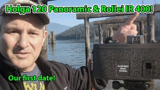 Holga 120 Panoramic Camera, Rollei 400 Infra-red Film, & 720 IR Filter