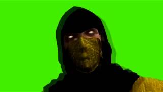 Green Screen Mortal Kombat Scorpion Version 1 Part 1