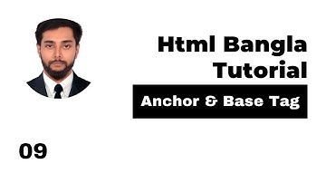 Html Anchor And Base Tag Bangla Tutorial | Html Bangla Tutorial Full Course