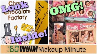 INSIDE Storybook Cosmetics's Chocolate Factory Palette + YouTubers Collab w/Benefit! | Makeup Minute