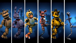 FNaF Animatronics Springy Dance Fortnite Emote Animations Resimi