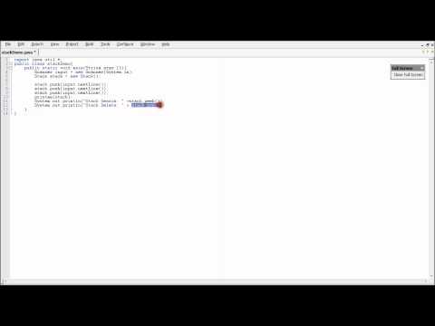 Java Tutorial Stacks by michael pasia