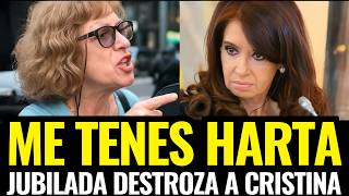 ¡LE DIJO LO QUE NADIE SE ESPERABA! JUBILADA FURIOSA