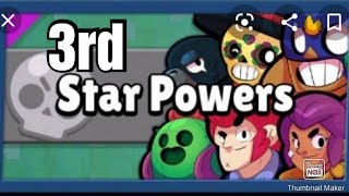 3RD STAR POWER FOR EVERY BRAWLERS | MOD WITH LINK IN DESCRIPTION AND SUBCRIBE | BRAWL STARS