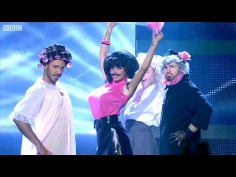 Katie Price Does Queen's I Want To Break Free - Let's Dance For Comic Relief 2011 Final - Bbc One