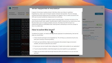 AI-Powered Error Handling with Microtica | Smarter Issue Resolution
