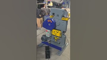 Accurate Punching, Clean Shearing. #PrecisionCutting #industrialequipment  #Ironwork