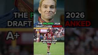 RANKING PACKERS DRAFT CLASS #packers #nfl #shorts