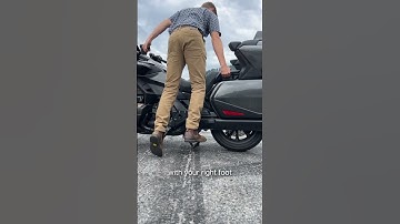 The easy way to use your center stand
