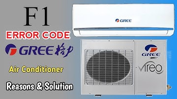 What does F1 mean on my air conditioner? | F1 error code air conditioner | Gree ireo inverter AC